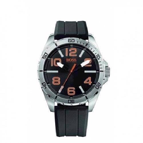 Image of fra Hugo Boss Sølv Orange Quartz Herre ur